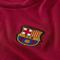 Nike FC Barcelona Strike Maillot d'Entraînement 2021-2022 Enfants Bordeaux Rouge Gris Clair