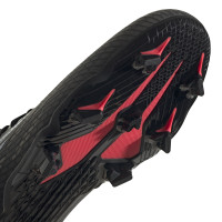 adidas X Speedflow.3 Gazon Naturel Chaussures de Foot (FG) Noir Bleu Rouge