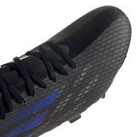 adidas X Speedflow.3 Gazon Naturel Chaussures de Foot (FG) Noir Bleu Rouge