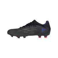 adidas X Speedflow.3 Gras Voetbalschoenen (FG) Zwart Blauw Rood
