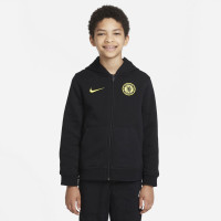 Nike Chelsea NSW Sweat à capuche Full-Zip 2021-2022 Enfants Noir Jaune