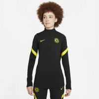 Nike Chelsea Strike Drill Survêtement 2021-2022 Femmes Noir Jaune