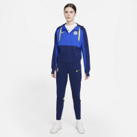 Nike Chelsea Travel Fleece Survêtement 2021-2022 Femme Bleu Jaune