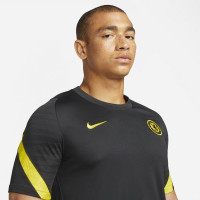 Nike Chelsea Strike Maillot d'entraînement 2021-2022 Noir Jaune