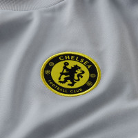 Nike Chelsea Strike Maillot d'Entraînement 2021-2022 Gris Jaune Noir
