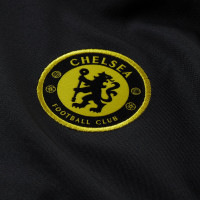 Nike Chelsea Strike Veste d'Entraînement à Capuche 2021-2022 Noir Jaune