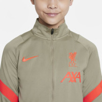 Nike Liverpool Strike Survêtement 2021-2022 Enfants Brun Rouge