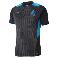 PUMA Olympique Marseille Maillot d'Entraînement 2021-2022 Noir Bleu