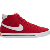 Nike Court Legacy Canvas Mid Sneakers Rood Wit Zwart