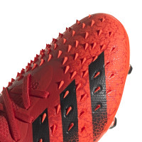 adidas Predator Freak.2 Gras Voetbalschoenen (FG) Rood Zwart Rood