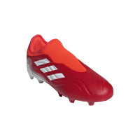 adidas Copa Sense.3 LL Grass Chaussure de Chaussures de Foot (FG) Enfant Rouge Blanc Rouge