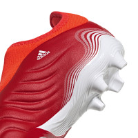 adidas Copa Sense.3 LL Grass Chaussure de Chaussures de Foot (FG) Enfant Rouge Blanc Rouge