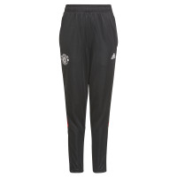 Pantalon d'entraînement Adidas Manchester United pour enfants 2021-2022, noir