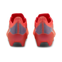 PUMA Ultra 1.3 Gazon Naturel Gazon Artificiel Chaussures de Foot (MG) Rouge Blanc
