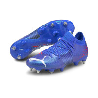 Chaussures de foot PUMA FUTURE 1.2 Iron-Nop (SG) Bleu Blanc