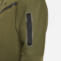 Nike Tech Fleece Vest Groen Zwart