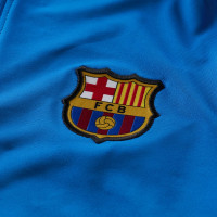 Nike FC Barcelona Strike Trainingstrui 2021-2022 Blauw Lichtgrijs