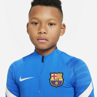 Nike FC Barcelona Strike Drill Trainingspak 2021-2022 Kids Blauw Lichtgrijs