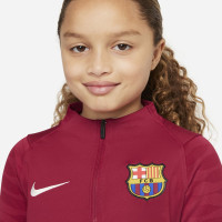 Nike FC Barcelone Strike Drill Haut d'Entraînement 2021-2022 Enfants Rouge Gris Clair