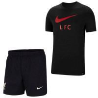 Nike Liverpool NSW Zomerset 2021-2022 Kids Zwart Rood