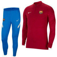 Nike FC Barcelone Strike Drill Survêtement 2021-2022 Enfants Rouge Bleu