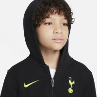 Nike Tottenham Hotspur NSW Hoodie Full-Zip 2021-2022 Enfants Noir Vert vif
