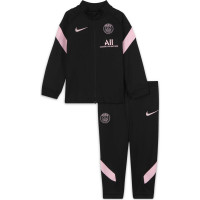Nike Paris Saint Germain Strike Trainingspak 2021-2022 Baby Zwart Roze