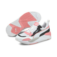 PUMA X-Ray 2 Square Sneakers Wit Wit Zwart Grijs Roze