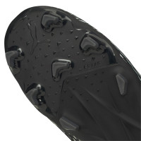 Puma Ultra 4.3 Gazon/gazon artificiel Chaussures de Foot (MG) pour enfants Noir/argenté Gris foncé