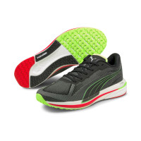 PUMA Velocity Nitro Chaussures de Running Noir Blanc Vert