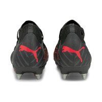 PUMA FUTURE Z 1.2 Crampons Vissés Chaussures de Foot (MxSG) Noir Rouge