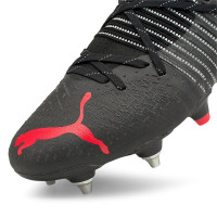 PUMA FUTURE Z 1.2 Crampons Vissés Chaussures de Foot (MxSG) Noir Rouge