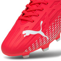 PUMA Ultra 4.3 Gazon Naturel Gazon Artificiel Chaussures de Foot (MG) Rouge Blanc