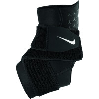 Nike Pro Sleeve Chevillière Velcro Noir Blanc