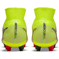 Nike Mercurial Superfly 8 Elite Gazon Artificiel Chaussures de Foot (AG) Jaune Rouge Noir