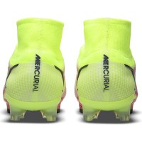 Nike Mercurial Superfly 8 Elite Terrain sec Chaussures de Foot (FG) Jaune Rouge Noir