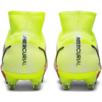 Nike Mercurial Superfly 8 Elite Crampons Vissés Chaussures de Foot (SG) Anti-Clog Jaune Rouge Noir