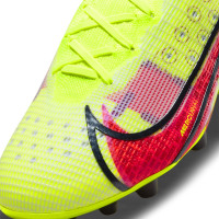 Nike Mercurial Vapor 14 Elite Artificial Grass Chaussures de Foot (AG) Jaune Rouge Noir