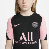 Nike Paris Saint Germain Strike Trainingsset 2021-2022 Kids Zwart Roze