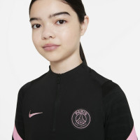 Nike Paris Saint Germain Strike Drill Trainingspak 2021-2022 Kids Zwart Roze