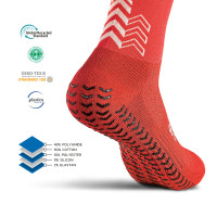 SoxPro Ultra Light Chaussettes Antidérapantes Rouge