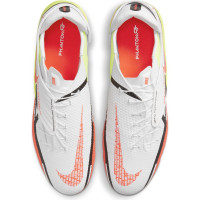 Nike Phantom GT 2 Academy FlyEase Grass/Artificial Turf Chaussures de Foot (MG) Blanc Rouge Jaune