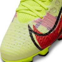 Nike Mercurial Vapor 14 Pro Gras Voetbalschoenen (FG) Geel Rood Zwart