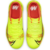 Nike Mercurial Vapor 14 Academy Chaussures de Foot en Salle (IC) Enfants Jaune Rouge Noir