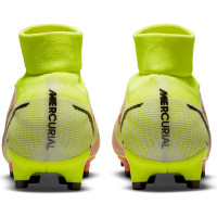 Nike Mercurial Superfly 8 Pro Terrain sec / artificiel Chaussures de Foot (FG) Jaune Rouge Noir