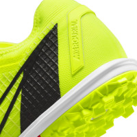 Nike Mercurial Vapor 14 Pro Turf Chaussures de Foot (TF) Jaune Rouge Noir