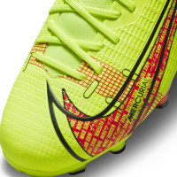 Nike Mercurial Superfly 8 Academy Terrain sec / artificiel Turf Chaussures de Foot (MG) Enfants Noir Gris Foncé