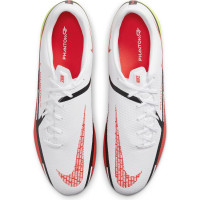 Nike Phantom GT 2 Academy Gazon Naturel Gazon Artificiel Turf Chaussures de Foot (MG) Blanc Rouge Jaune