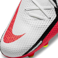 Nike Phantom GT 2 Pro Terrain Artificiel Chaussures de Foot (AG) Blanc Rouge Jaune