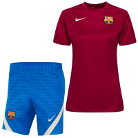 Nike FC Barcelona Strike Trainingsset 2021-2022 Dames Rood Blauw